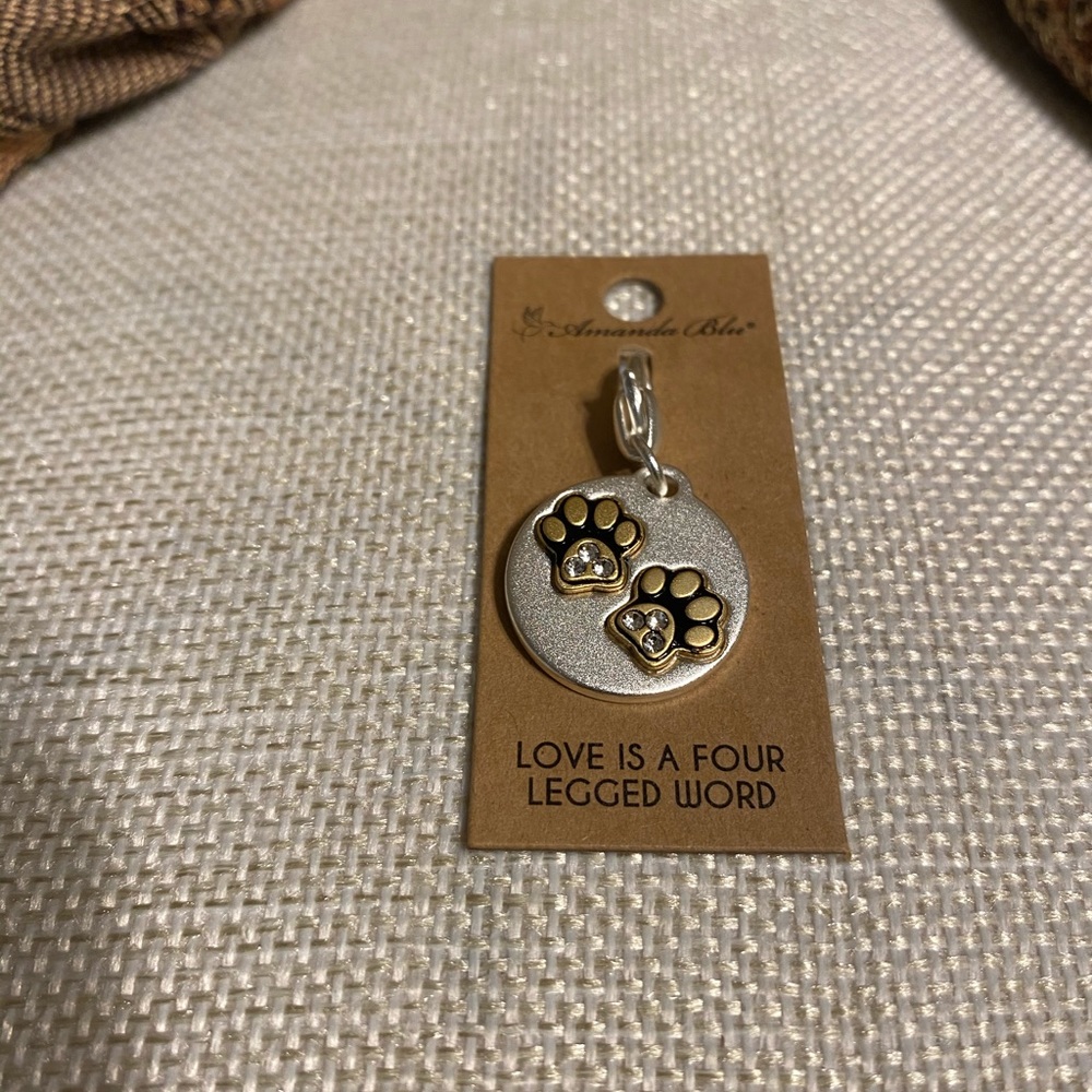 Amanda Blu- Silver 2-Tone Charm...